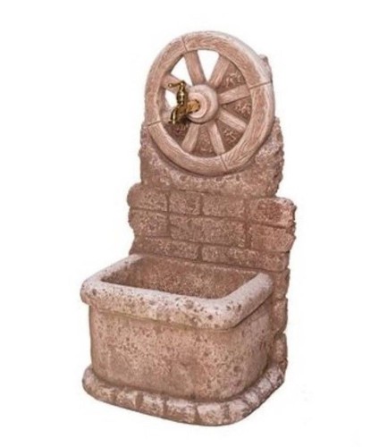Fontana colonna giardino - a,