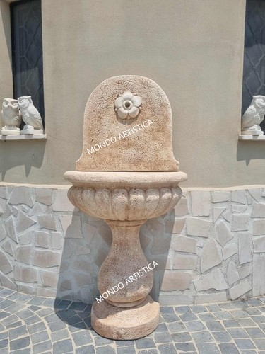 Fontana parete muro con - fontana,