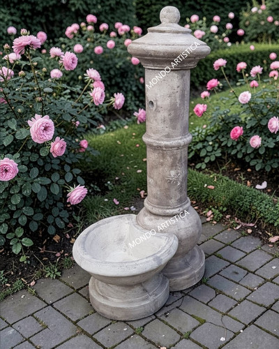 Fontana colonna giardino - da,