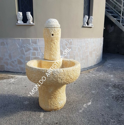 Fontana colonna giardino - fontana,